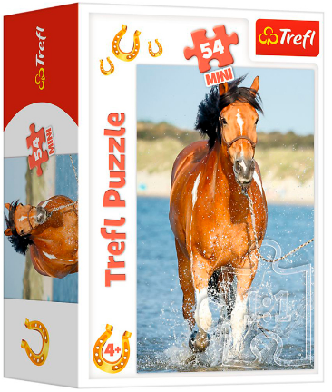 Пазли Trefl 54ел. На озері. Гарні коники №19724 — фото товару | Канцелярський Сад