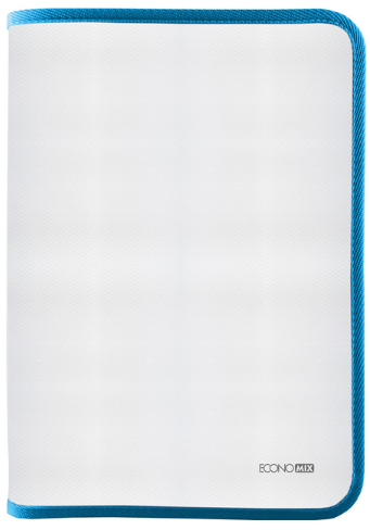 Папка "Economix" №E31644-11 А4 пласт. на блиск. (блакитна)(30) — фото товару | Канцелярський Сад