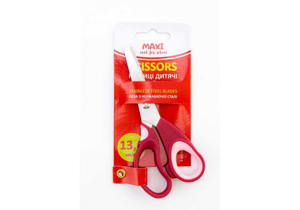 Ножиці дит. "Maxi" №MX40434 13,6см(12)(288) — фото товару | Канцелярський Сад