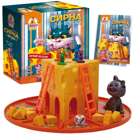 Гра наст. "Сирна вечірка" №VT8055-38(4) — фото товару | Канцелярський Сад