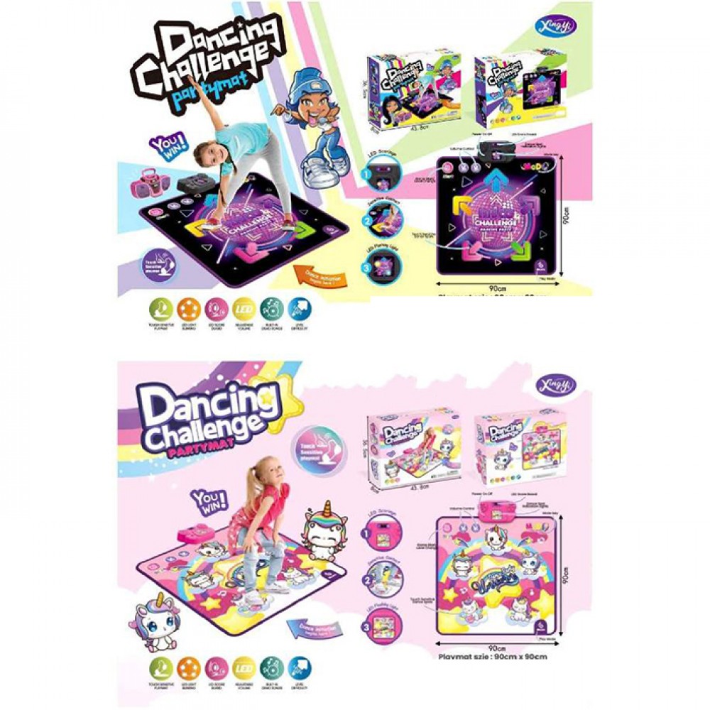 Килимок муз. 90х90х98см,звук,світло,рег.гучності,на бат-ці,в кор-ці№XY-23138-23188(12) — фото товару | Канцелярський Сад