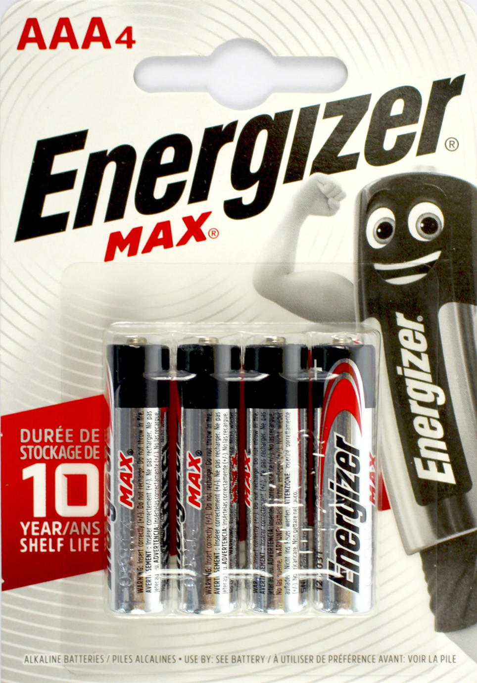 Батарейки Energizer Max LR-03/блістер 4шт(12) — купити | Канцелярський Сад
