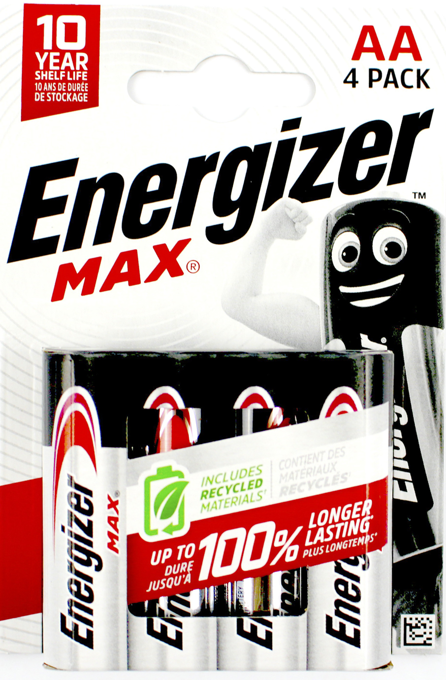 Батарейки Energizer Max LR-06/блістер 4шт(24) — купити | Канцелярський Сад
