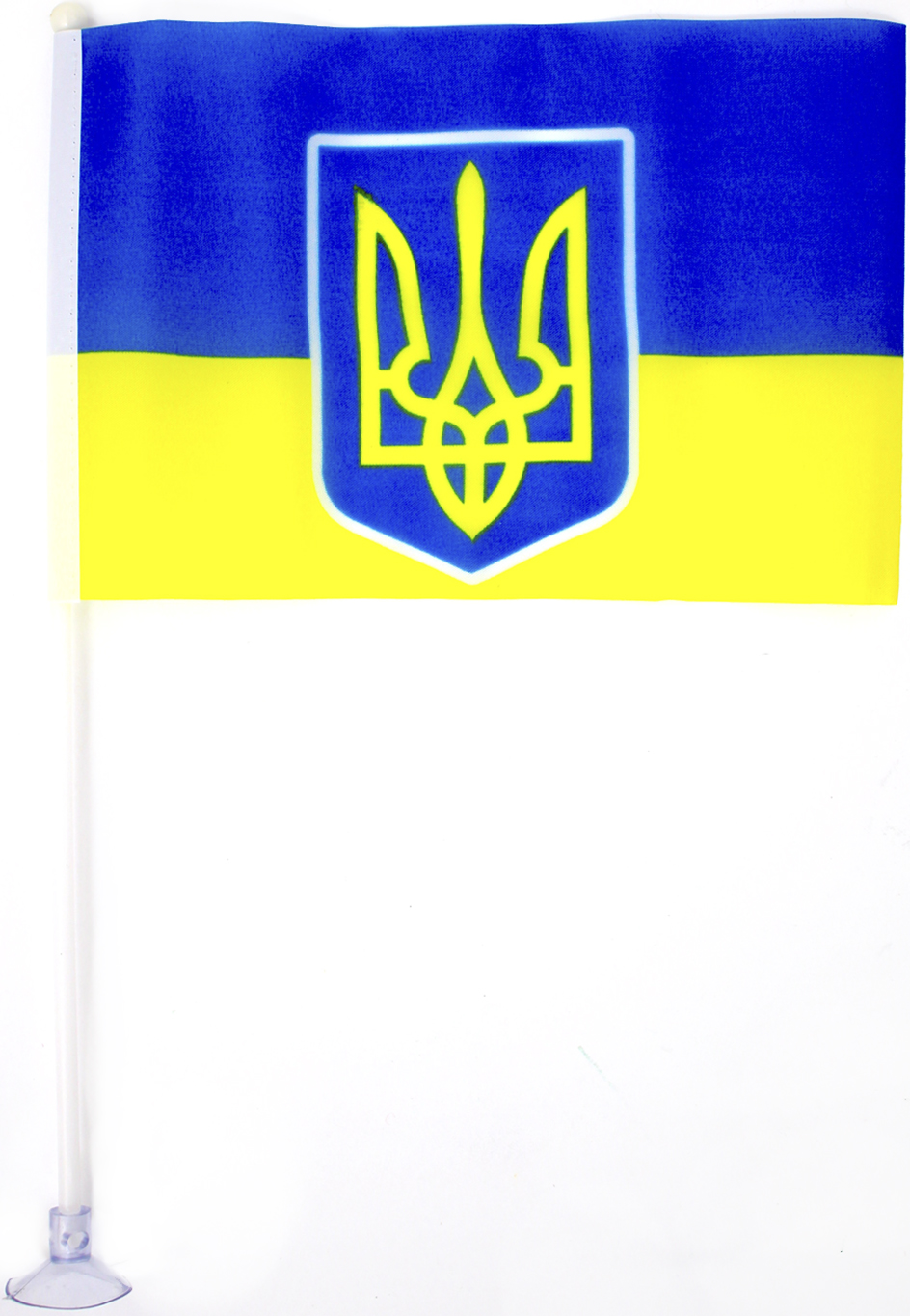 Прапор України герб 21х14см з присоскою №780011(10)(2500) — купити | Канцелярський Сад