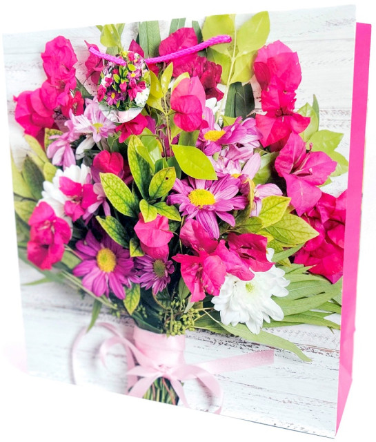 Пакет подарунковий 35х37х12см №GB-24183/Мандарин/(10) — фото товару | Канцелярський Сад