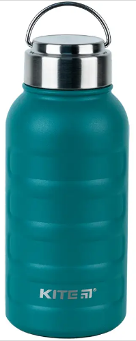 Термос метал. 0,75л "Kite" зелений №K24-1205-2(30) — фото товару | Канцелярський Сад