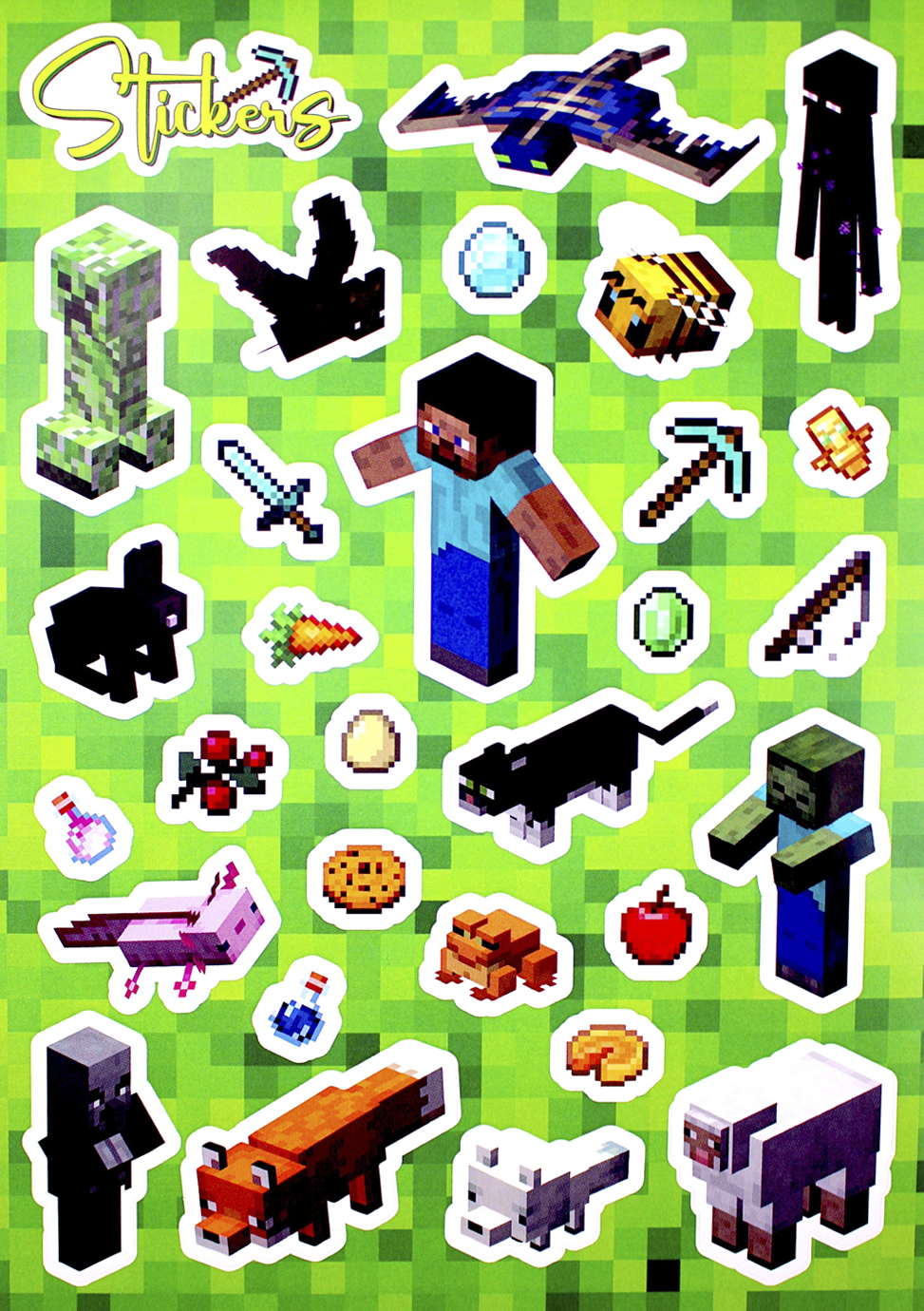 Стікер "Minecraft"/Breidon/ — фото товару | Канцелярський Сад