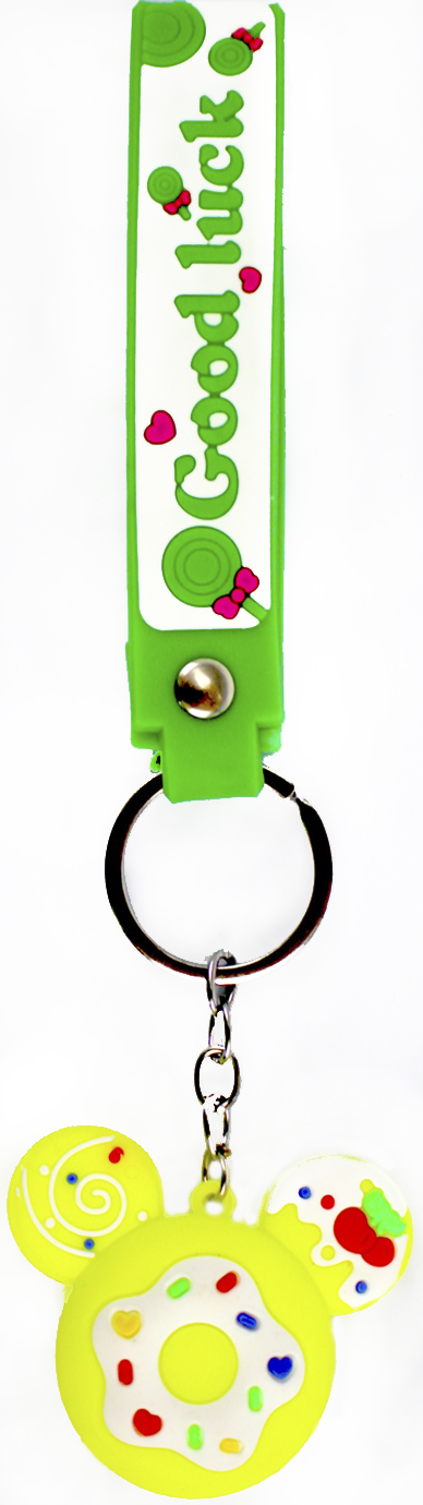 Брелок "Ведмедик-пончик зі стрічкою" №3172(12) — фото товару | Канцелярський Сад