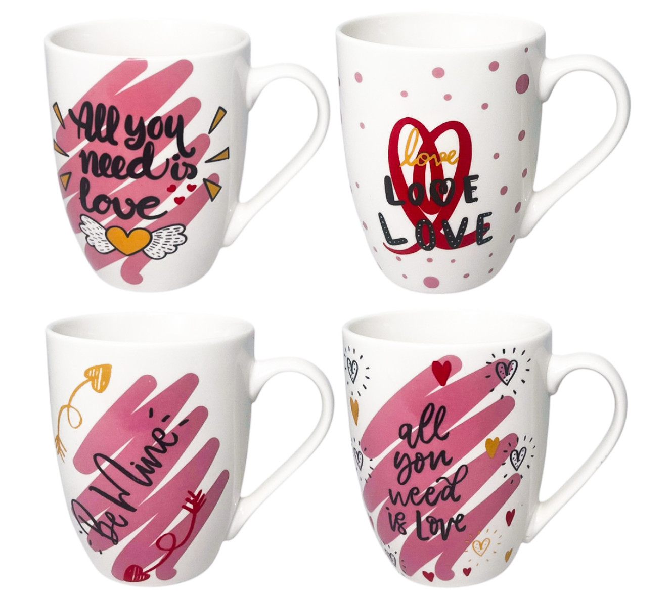 Чашка керам. 350мл №4160-78/S&T/(12)(48) — фото товару | Канцелярський Сад