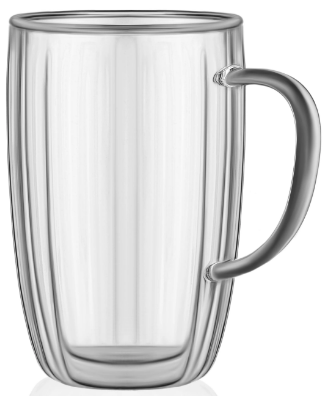 Набір чашок скло (2шт) 350мл "Ardesto" з подвійними стінками №AR2635BHN(12) — фото товару | Канцелярський Сад