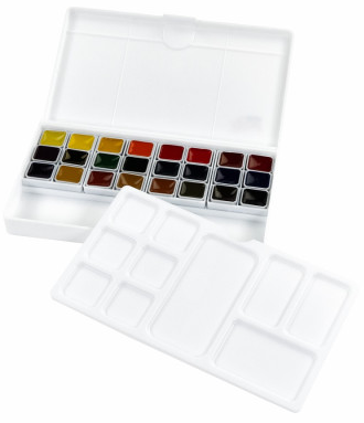 Набір акварельних фарб 24х1,6мл "Rosa Studio" №3405024(18) — фото товару | Канцелярський Сад