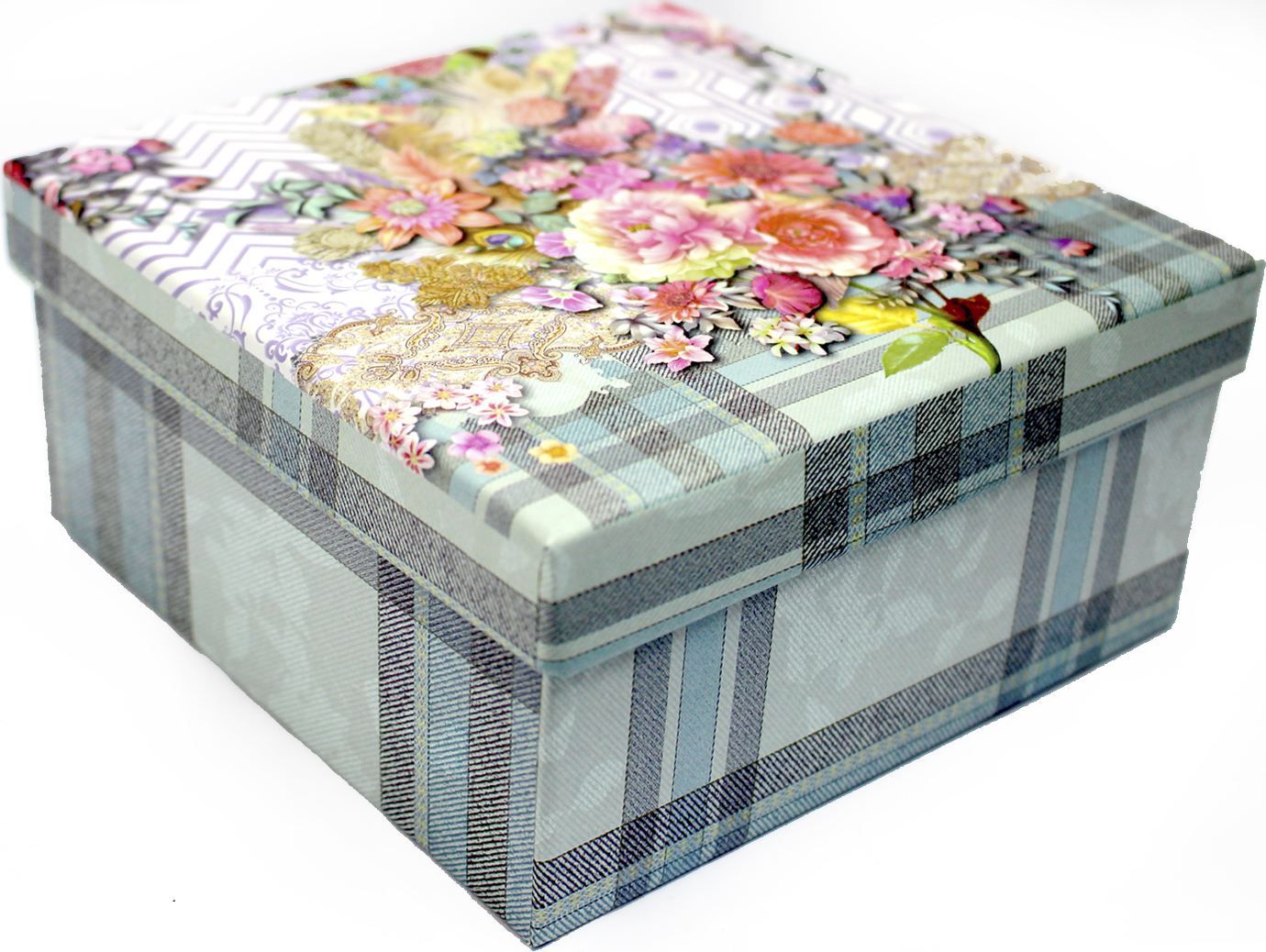 Коробка подарункова "Buromax" 15,5х15,5х7,5см №BM.233317-3 — фото товару | Канцелярський Сад