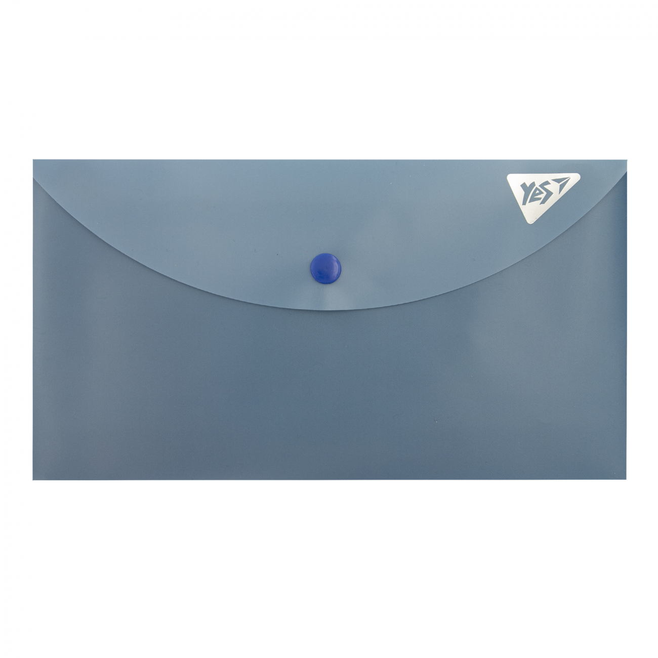 Папка-конверт "Yes" №492326 А6 Fusion на кнопці,синя(10) — фото товару | Канцелярський Сад