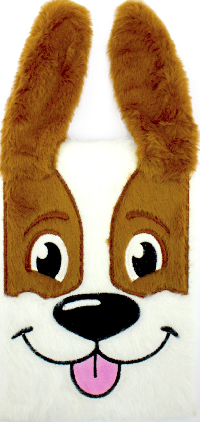 Блокнот А5 80арк. пухнастий "Dog" №8078-A5(20)(120) — фото товару | Канцелярський Сад