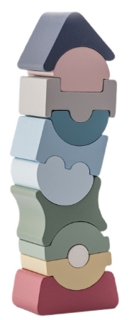 Іграшка дерев'яна Пірамідка Cubika №LD-24/16112 — купити | Канцелярський Сад