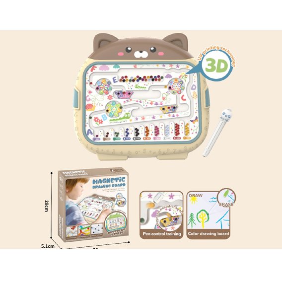 Гра "Дощечка,магнитний лабіринт" в кор-ці,29х29х5см №666-8B(30) — фото товару | Канцелярський Сад