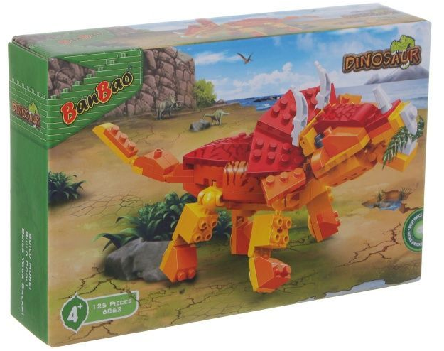 Конструктор "Banbao" Динозаври,трицератопс,125дет. №6862 — фото товару | Канцелярський Сад