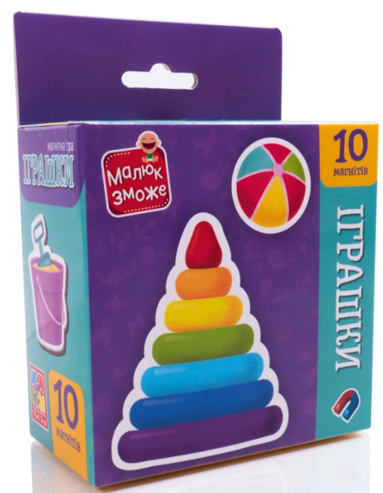 Набір магнітів м'яких "Іграшки" №VT3106-33 — фото товару | Канцелярський Сад