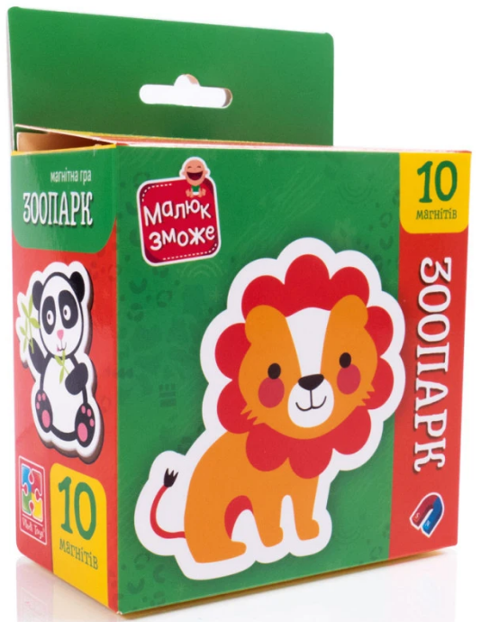 Набір магнітів м'яких "Зоопарк" №VT3106-39 — фото товару | Канцелярський Сад