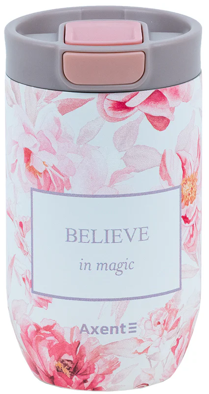 Термочашка 0,35л "Axent" Peony Dreams №8721-8-A-CC(25) — фото товару | Канцелярський Сад