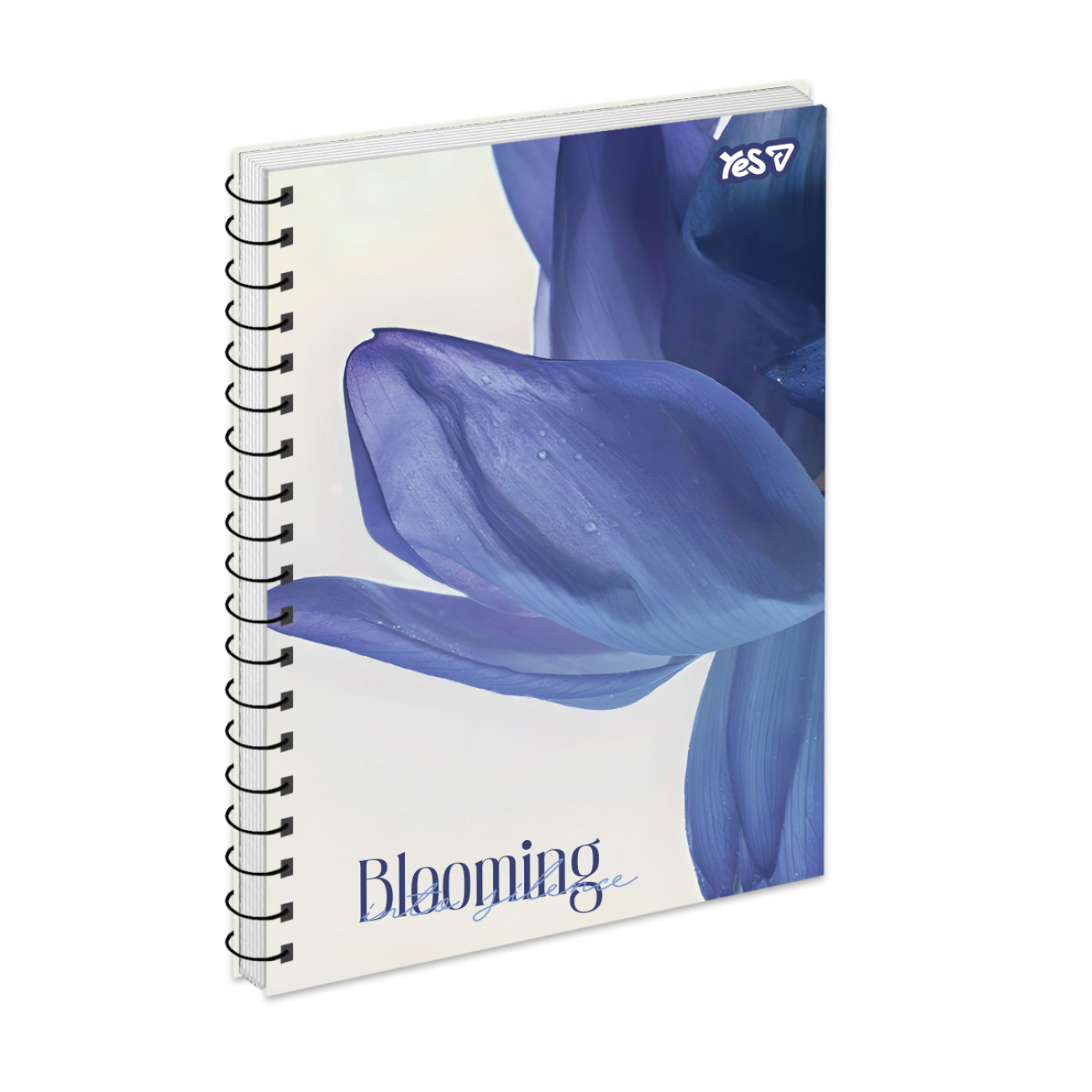 Блокнот пруж. бок А5 80арк. кліт. крафт Blooming №152284/Yes/(60) — фото товару | Канцелярський Сад