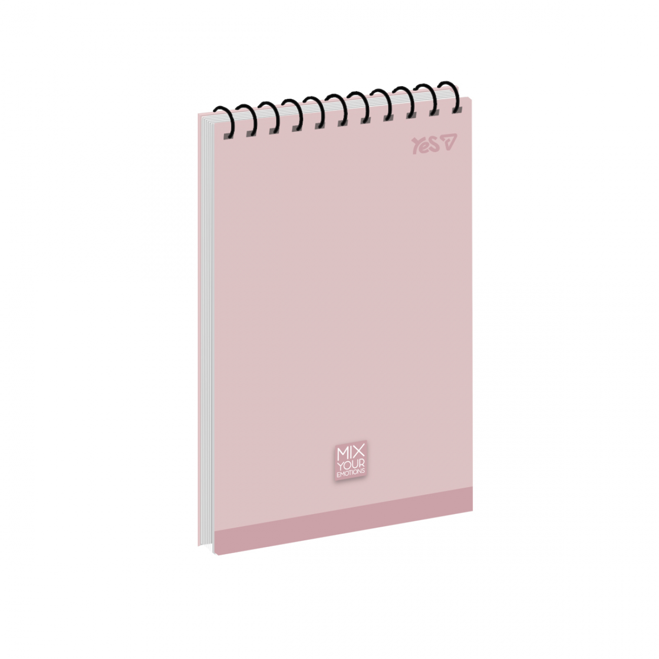 Блокнот пруж. верх. А6 80арк. кліт. карт. Mix your emotions №152276/Yes/ — фото товару | Канцелярський Сад