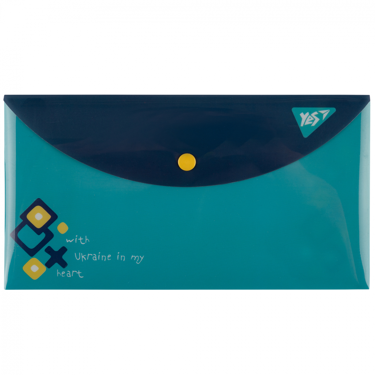 Папка-конверт "Yes" №492266 А6 Ukraine на кнопці(10) — фото товару | Канцелярський Сад