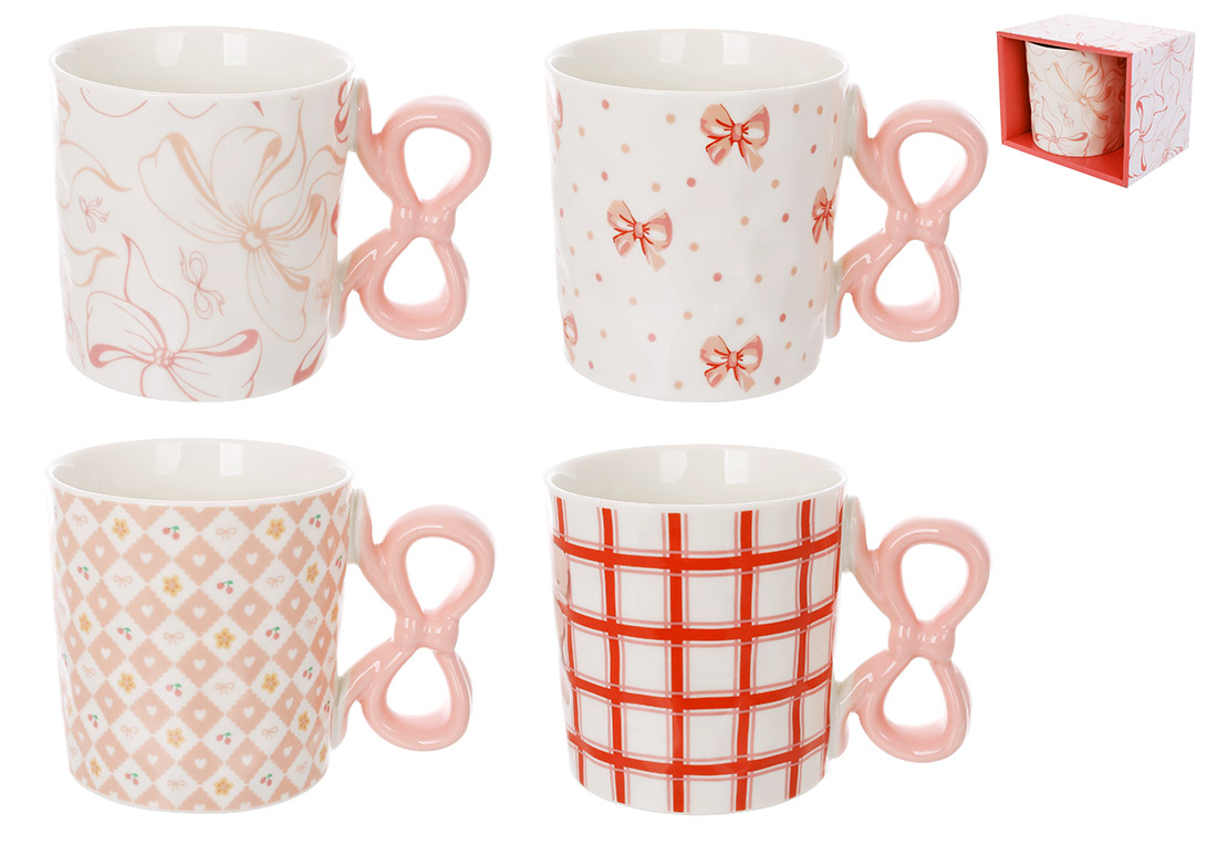Чашка керам. 350мл Бант №577-575/Bonadi/(1)(36) — фото товару | Канцелярський Сад