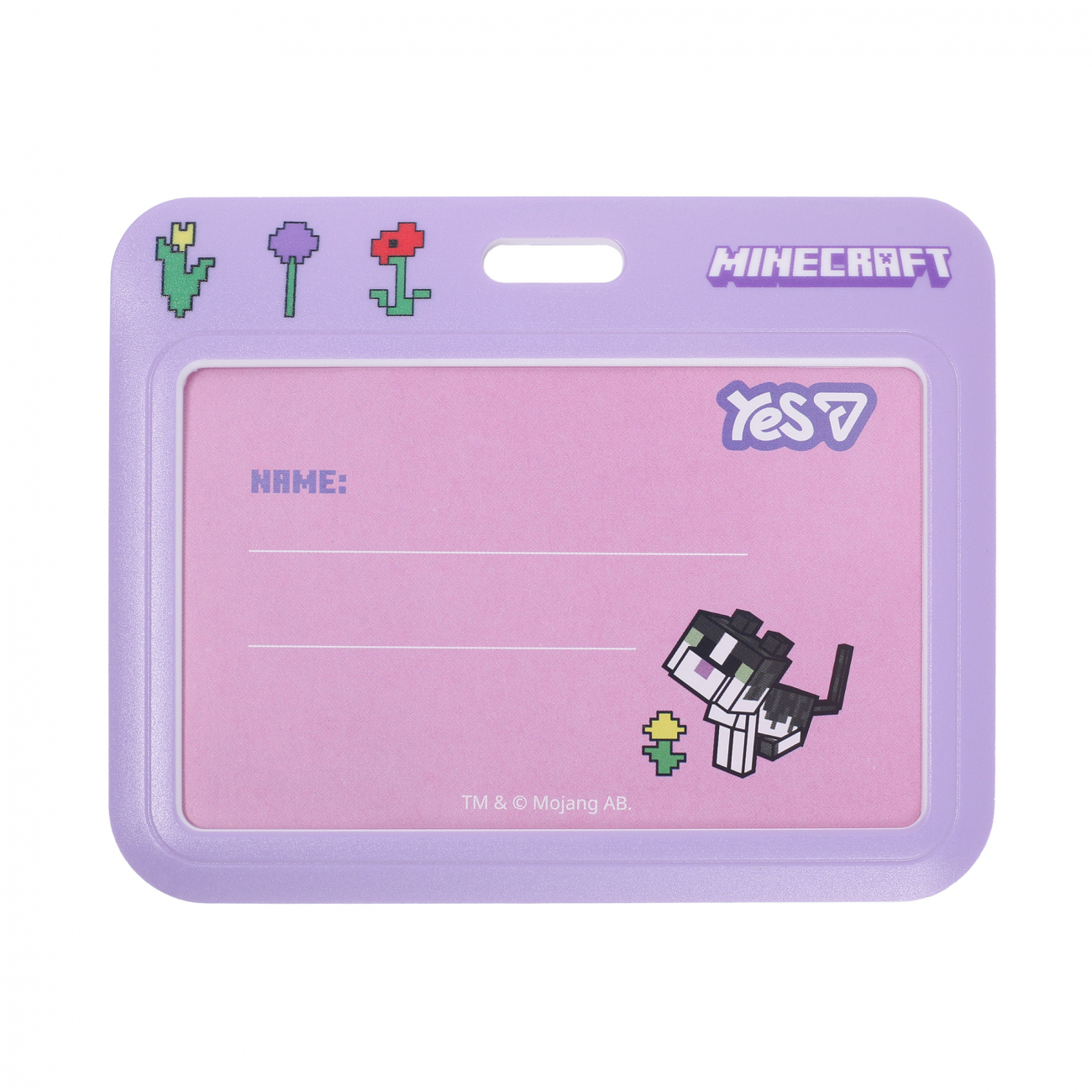 Бейдж "Yes" Minecraft.Spring №940398 горизонт.,слайдер(20) — купити | Канцелярський Сад