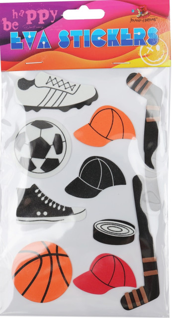 Наліпка EVA "Подарунки" 11,5х18см №158117/Мандарин/(1)(24) — фото товару | Канцелярський Сад