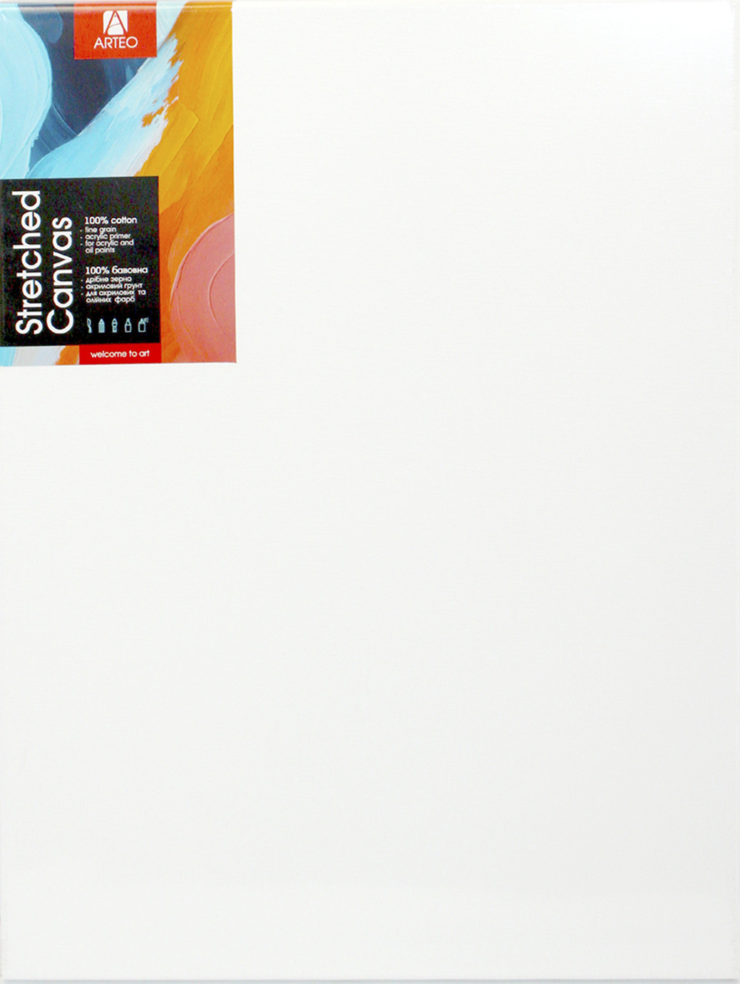 Підрамник 30х40см "Arteo" дрібне зерно,акрил.грунт,бавовна,280г/м2 №GPA1943040/5538 — фото товару | Канцелярський Сад