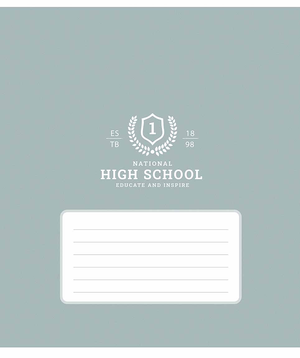 Зошит 24арк. лін. Школярик "High school" ВД-лак №024-3657L(25)(200) — фото товару | Канцелярський Сад