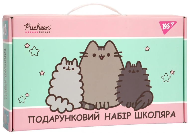 Набір подарунковий для школи "Yes" Pusheen 29 предм. №450245 — фото товару | Канцелярський Сад