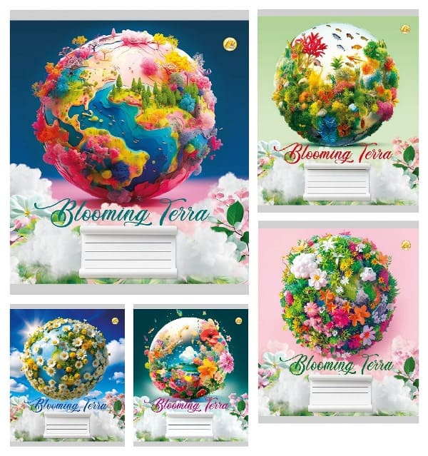 Зошит 24арк. кліт. /ТВ/ "Планета" №ТА61304(20)(320) — фото товару | Канцелярський Сад