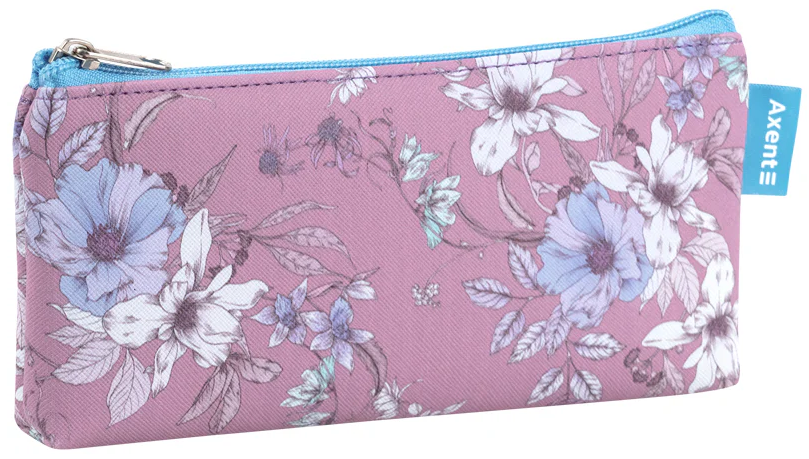 Пенал "Axent" Blue Elegance 1від. №1460-1-A-PPS(1)(50) — фото товару | Канцелярський Сад