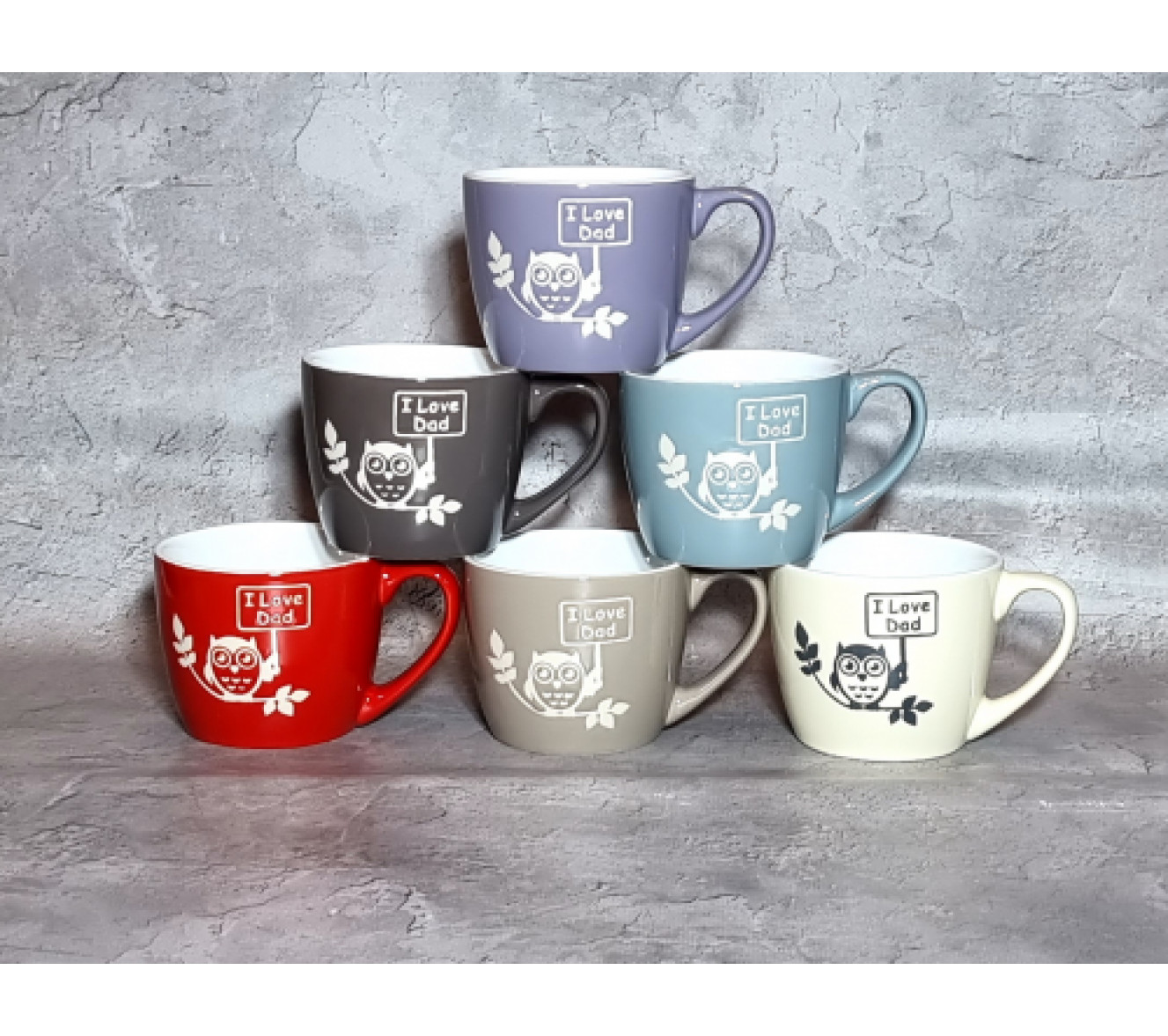 Чашка керам. 350мл "Кохання сов" №4160-4/S&T/(12)(48) — фото товару | Канцелярський Сад