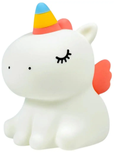 Нічник ігр-ий "Єдиноріг" таймер 30хв, USB заряд,в кор-ці,12,5х14,5х9,5см №A007(18) — фото товару | Канцелярський Сад