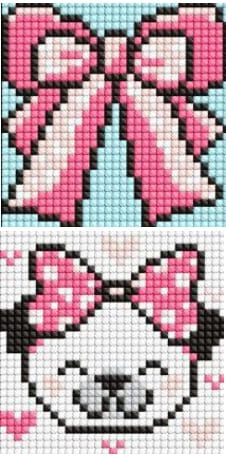 Набір з алмазною мозаїкою "Бантик" 9х9см,на самоклеючій основі для дітей №AMS1055/Ідейка/ — фото товару | Канцелярський Сад