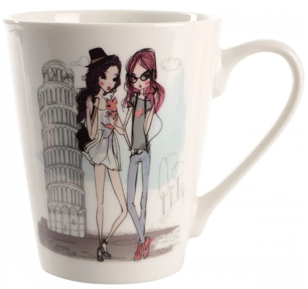 Чашка керам. 300мл "Limited Edition Rendezvous B" №B02-T3978B(12)(48) — фото товару | Канцелярський Сад