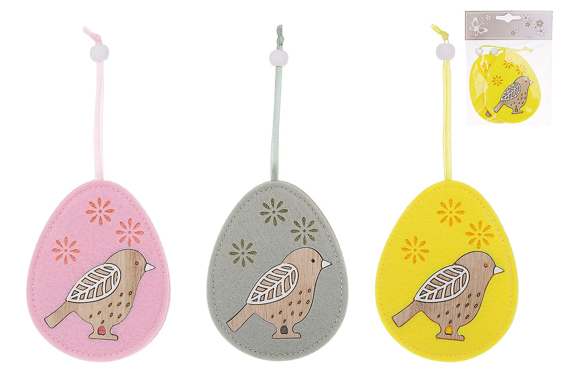 Набір великодніх підвісок "Пташка" 2шт 8х10см №781-790(24) — фото товару | Канцелярський Сад