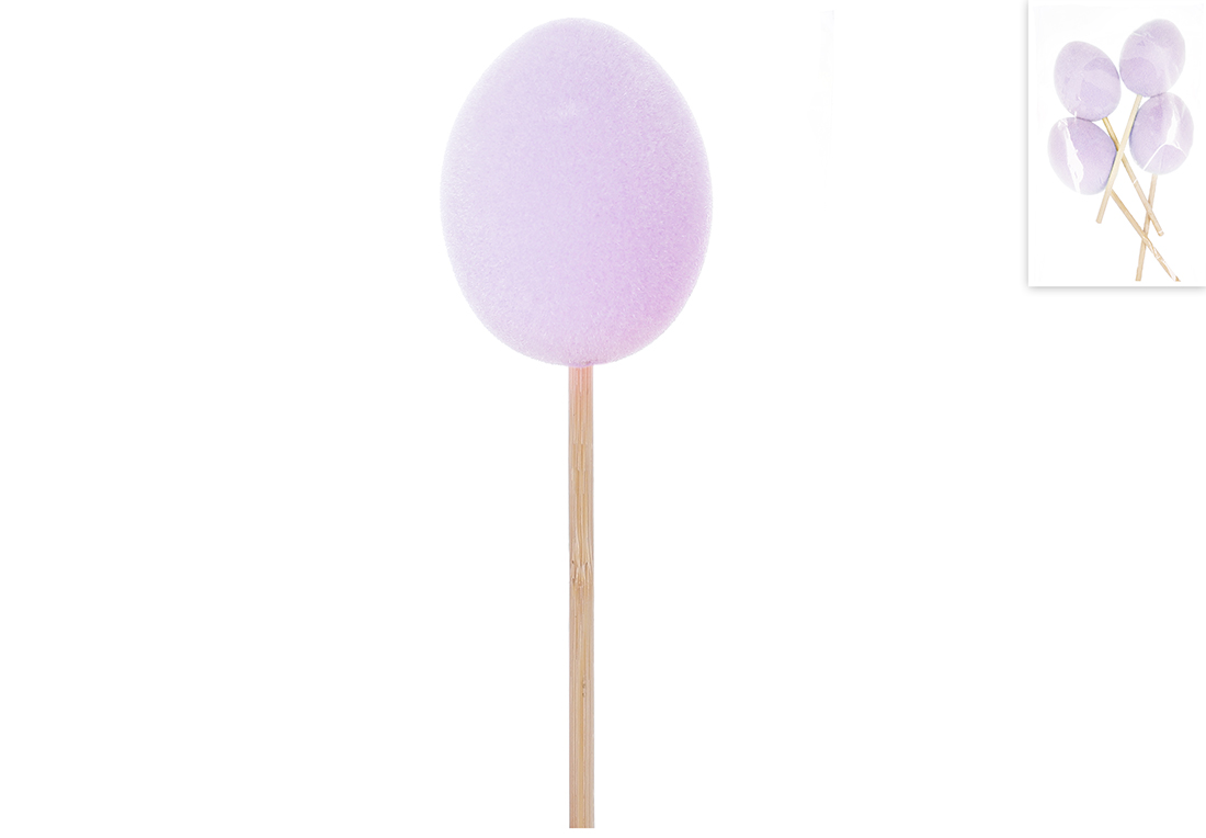 Набір декор. на стику з флоковим напиленням "Крашанка" 4шт 4х15см №113-093/Bonadi/(24) — фото товару | Канцелярський Сад