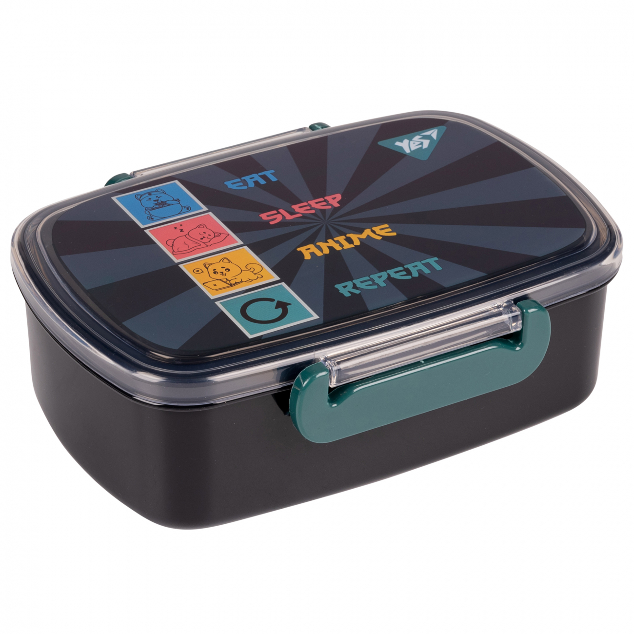 Ланч бокс пласт. "Yes" 750мл Anime №708067(12)(48) — фото товару | Канцелярський Сад