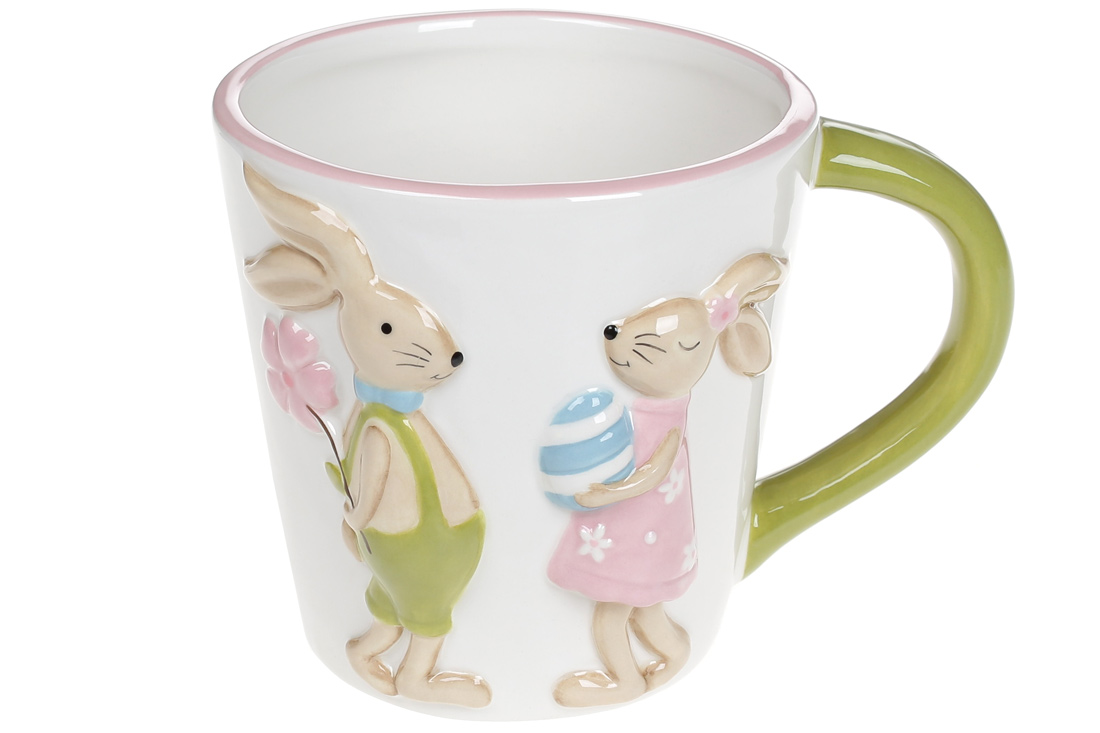 Чашка керам. 450мл "Милі Зайчики" №834-845(4)(32) — фото товару | Канцелярський Сад