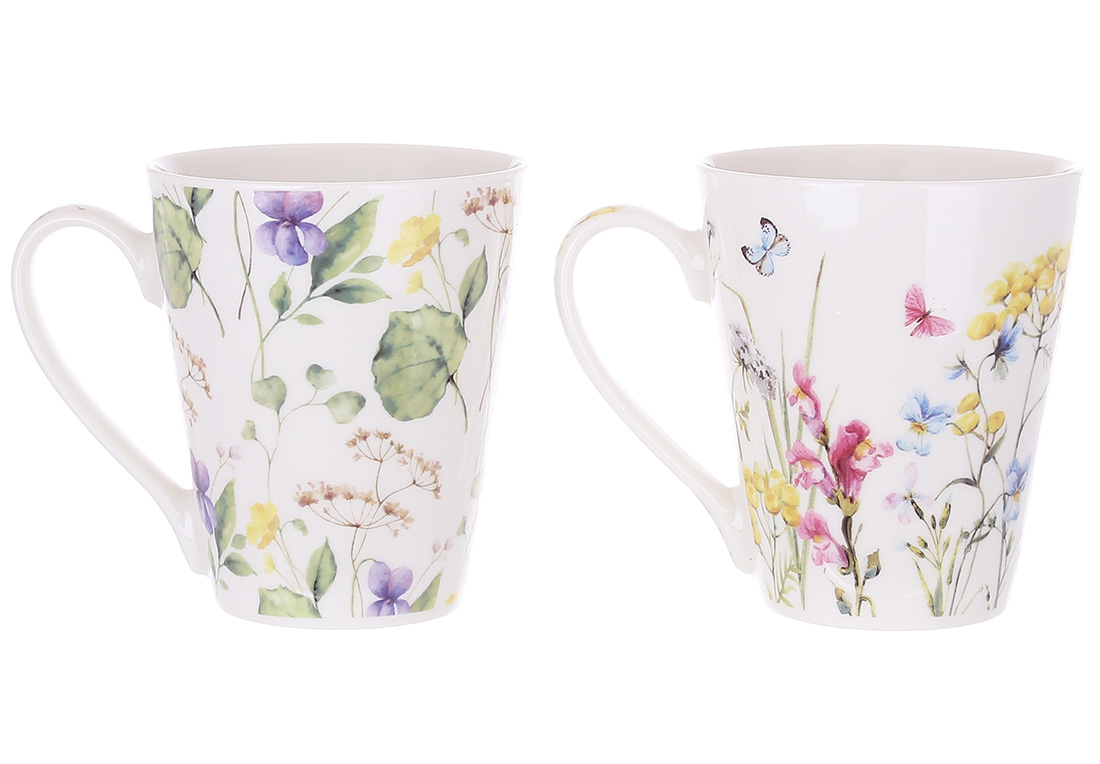 Чашка керам. 325мл "Floral" №311-103(12)(48) — фото товару | Канцелярський Сад