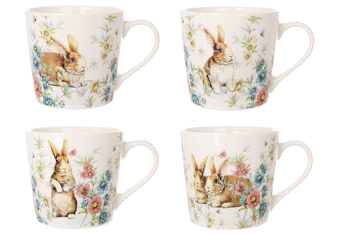 Чашка керам. 450мл "Happy Rabbit" №311-123(12)(48) — фото товару | Канцелярський Сад