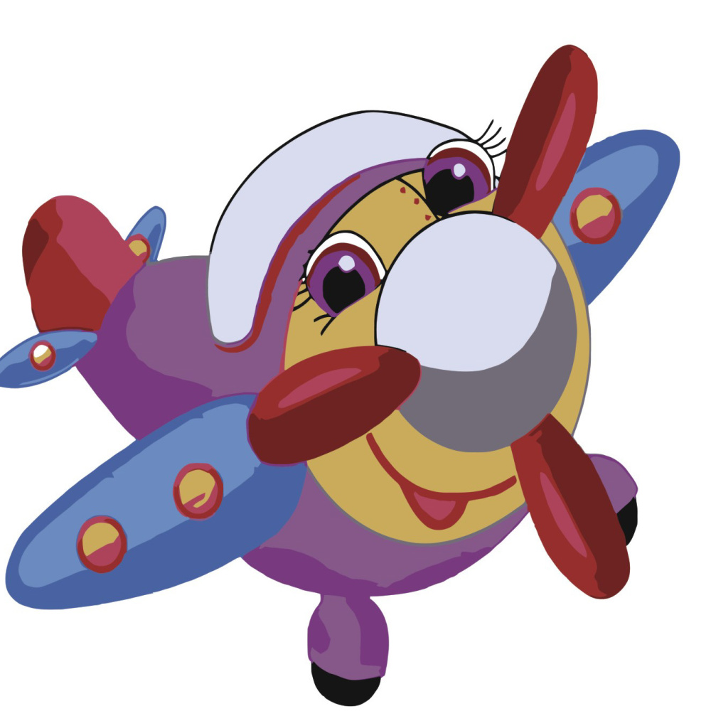 Картини по номерах "Веселий літачок" 30х30см №ES041/Strateg/(30) — купити | Канцелярський Сад