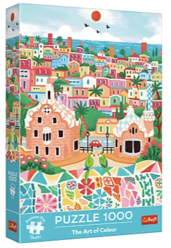 Пазли Trefl 1000ел. Мистецтво кольору.Барселона/Іспанія №10894(6) — купити | Канцелярський Сад
