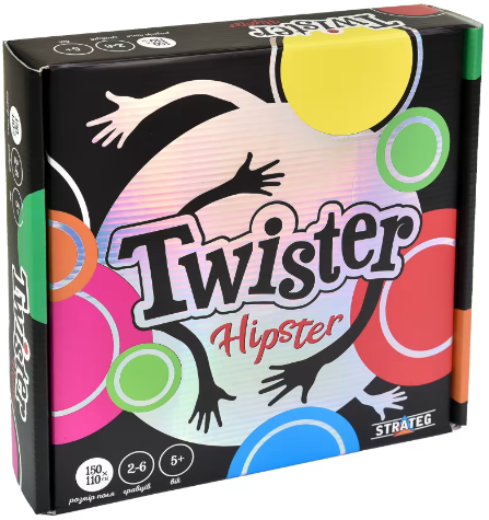 Гра "Twister-hipster" №30628/Strateg/(10) — фото товару | Канцелярський Сад