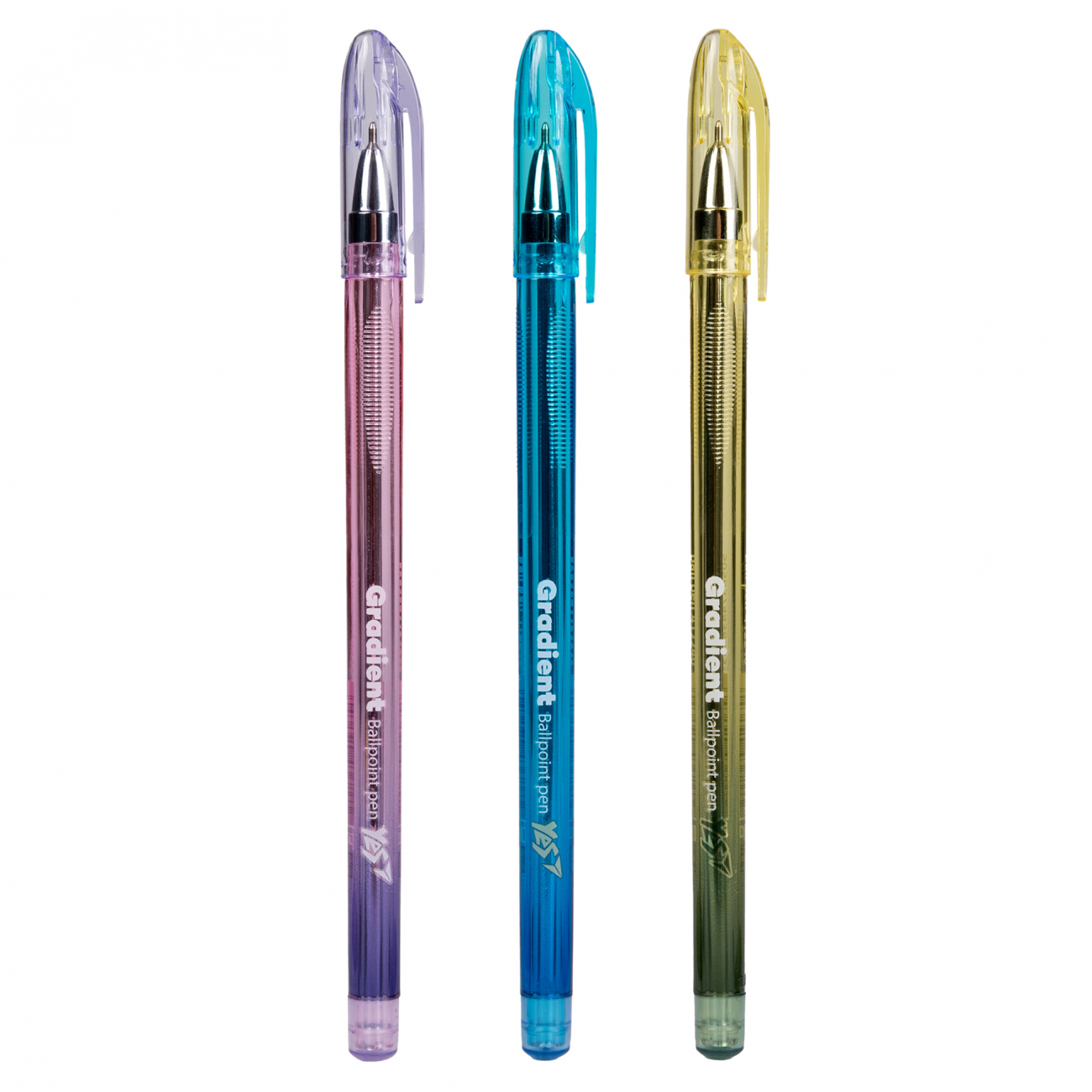 Ручка кульк. "Yes" №412240 Gradient 0,5мм синя(12)(144) — фото товару | Канцелярський Сад