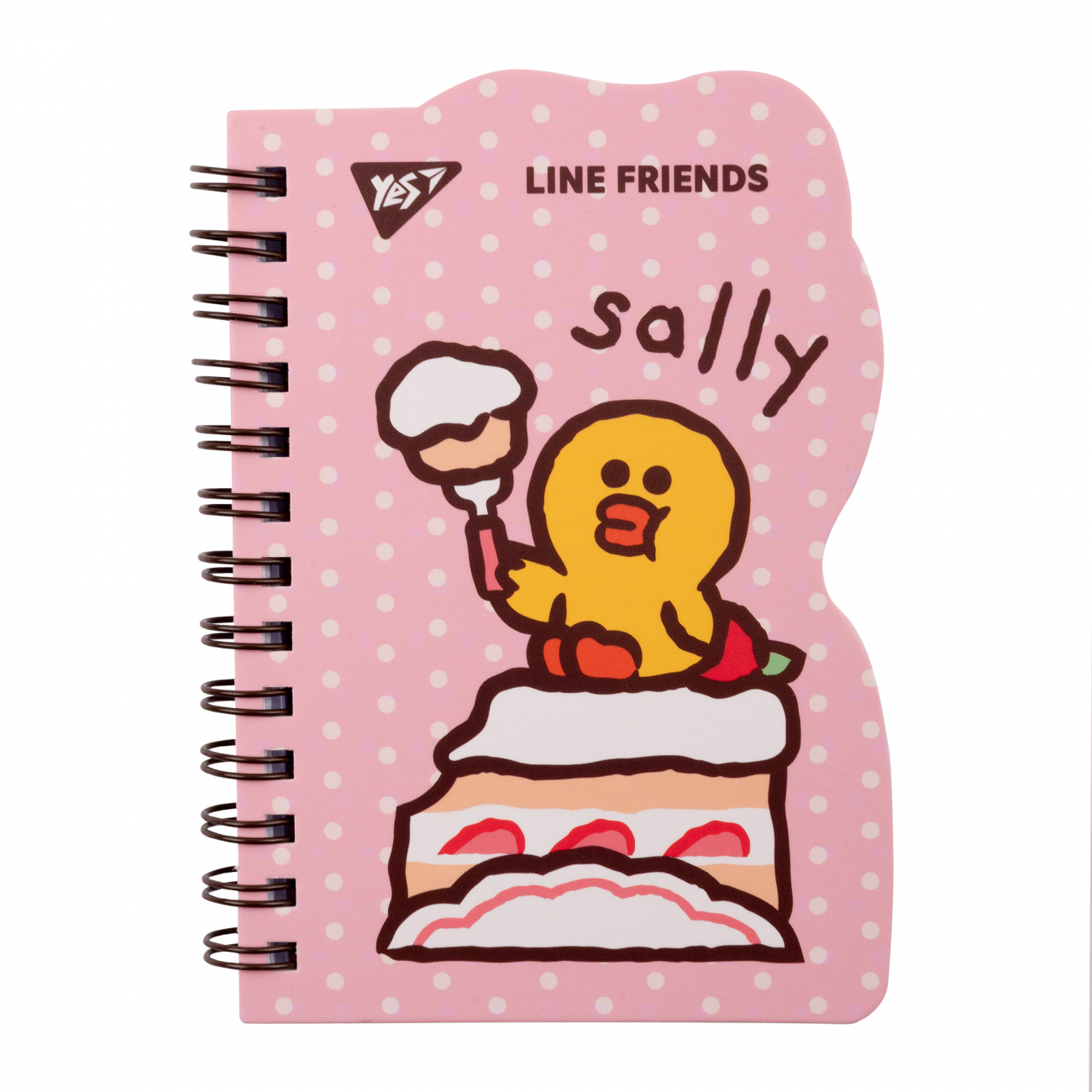 Блокнот пруж. В7 60арк. кліт. "Line Friends. Sally" №151806/Yes/(30)(60) — фото товару | Канцелярський Сад